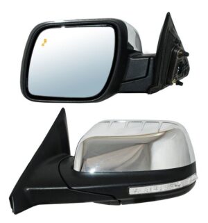 ELFEX16EL4 ESPEJO EXPLORER 16-18 ELECT CROM C/LUZ INF C/DIRECC C/LUZ INF C/MEM AUTOABATIBLE C/DESEMP C/SENSOR PUNTO CIEGO IZQ