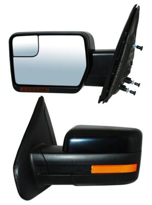 ELFPU09EL7 ESPEJO FORD PU 09-14 ELECT P/PINT C/MEM C/DESEMP C/DIRECC C/LUZ INF AUTOABATIBLE C/PUNTO CIEGO IZQ