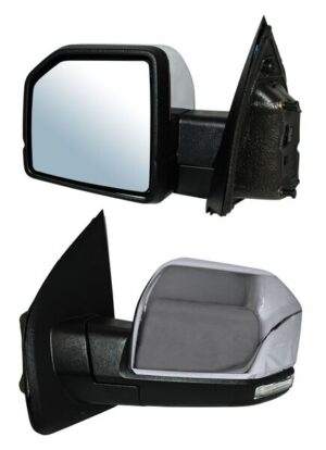 ELFPU15ECL1 ESPEJO FORD PU / F150 15-18 ELECT CROM C/LUZ INF LED C/MEM C/DIRECC S/PUNTO CIEGO  C/SENSOR C/DESEMP AUTOABATIBLE  IZQ