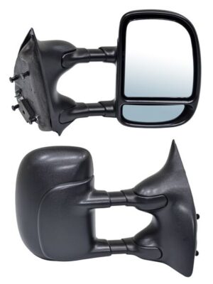 ELFPU99ER ESPEJO FORD PU/ F-350 99-07 MANUAL NEGRO LARIAT/HARLEY/KING RANCH NEGRO TELESCOPICO DER