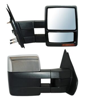 ELFSD08ER1 ESPEJO FORD SUPER DUTY 08-16 ELECT CROM C/DESEMP C/DIRECC C/LUZ INF C/MEM TELESCOPICO DER