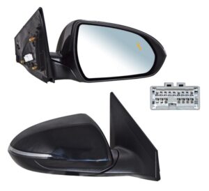 ELHDEL19ER ESPEJO ELANTRA 19-20 ELECT P/PINTAR C/DESEMP C/SENSOR PUNTO CIEGO C/DIRECC 8 PINES 210416 DER