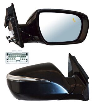 ELHDSF17ER1 ESPEJO SANTA FE 17-18 ELECT P/PINT C/DIRECC C/SENS PUNTO CIEGO C/DESEMP C/MEM 12 PINES DER