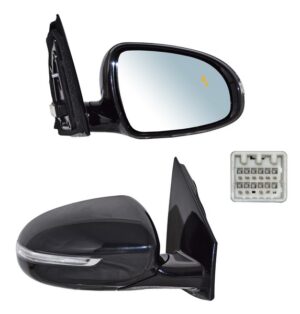 ELKSP17ER1 ESPEJO SPORTAGE 17-21 ELECT C/DESEMP C/DIRECC AUTOABATIBLE C/SENSOR PUNTO CIEGO 10 PINES T159 210416 DER