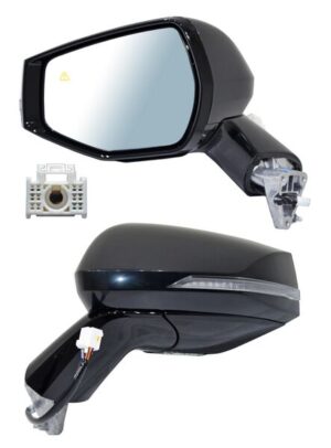 ELKSP23EL2 ESPEJO SPORTAGE 23-24 ELECTRICO P/PINT BASE NEGRA C/DESEMP C/DIRECC C/SENSOR PUNTO CIEGO 8 PINES IZQ