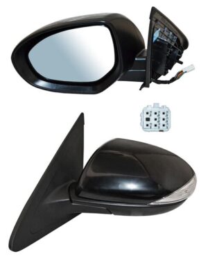 ELM310EL1 ESPEJO MAZDA 3 10-13 ELECT P/PINT C/DESEMP C/DIRECC C/SENSOR PUNTO CIEGO 8 PINES 230127 IZQ