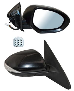 ELM310ER1 ESPEJO MAZDA 3 10-13 ELECT P/PINT C/DESEMP C/DIRECC C/SENSOR PUNTO CIEGO 8 PINES 230127 DER