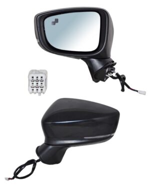 ELM317EL1 ESPEJO MAZDA 3 17-18 ELECT PINT C/DESEMP C/DIRECC C/SENSOR PUNTO CIEGO 7 PINES T155 210416 IZQ