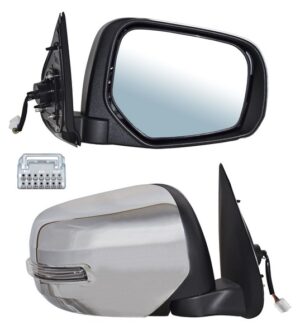 ELMTPU16CER2 ESPEJO MITSUBISHI PU L200 16-18 ELECT CROM C/DIRECC AUTOABATIBLE 7 PINES DER
