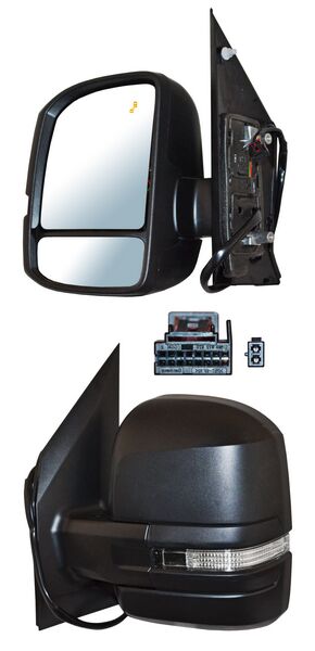 ELVCRT19EL1 ESPEJO CRAFTER 19-22 ELECT C/DIRECC C/DESEMP C/SENSOR PUNTO CIEGO 230120 IZQ