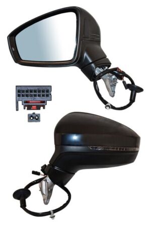 ELVTI20EL1 ESPEJO TIGUAN 20-22 ELECT P/PINT CON DIRECC C/DESEMP C/SENSOR PUNTO C/MEM C/LUZ INF CIEGO 15 PINES IZQ