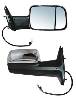 ESPA1068 ESPEJO DODGE RAM PU 09-16 4000 CROMADO/ELECTRICO C/DESEMPA?ANTE/DIRECCIONAL/LUZ INF RH