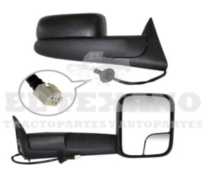 ESP826 ESPEJO DODGE RAM PU 98-01 4000 ELECTRICO RH N-TW