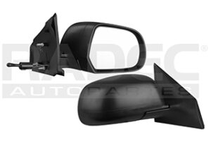 ESPGR1218 ESPEJO NISSAN VERSA 12-14 C/CONTROL NEGRO 3 PINES RH