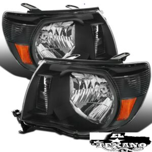 FAR1255 FARO TOYOTA TACOMA 05-11 FONDO NEGRO (JGO)