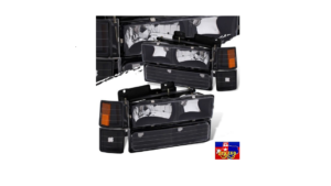 FAR1267 FARO CHEV SILVERADO 94-95 C/CUARTOS FRONTALES Y PUNTA F/NEGRO JGO