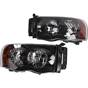 FAR1397 FARO DODGE RAM 02-06 F/NEGRO (JGO FAROS LH/RH)