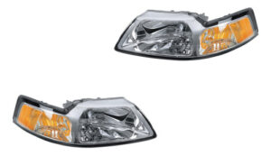 FAR1409 FARO FORD MUSTANG 99-04 F/CROMADO (JGO FAROS LH/RH)