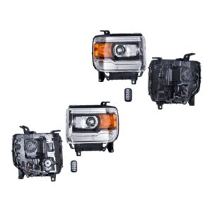 FAR1415 FARO GMC SIERRA 14-18 F/CROMADO C/LUPA (JGO FAROS LH/RH)