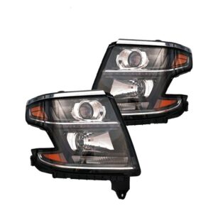FAR1437 FARO CHEV SUBURBAN 15-18 F/NEGRO C/LUPA (JGO FAROS LH/RH)