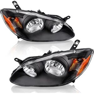 FAR1439 FARO TOYOTA COROLLA 03-08 F/NEGRO (JGO FAROS LH/RH)