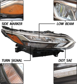FAR1473 FARO NISSAN SENTRA 19-20 C/LED (JGO FAROS LH/RH)