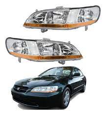 FAR1494 FARO HONDA ACCORD 98-02 2/4 PUERTAS F/CROMADO (JGO FAROS LH/RH)