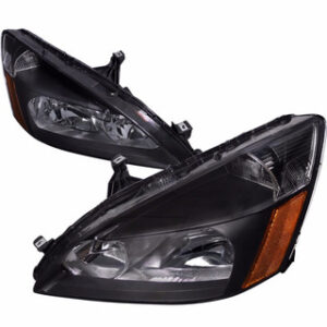 FAR1496 FARO HONDA ACCORD 03-07 2/4 PUERTAS F/NEGRO (JGO FAROS LH/RH)