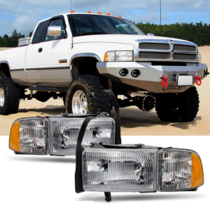 FAR1527 FARO DODGE RAM 94-02 (JGO FAROS, CUARTOS Y BASE FARO LH/RH)