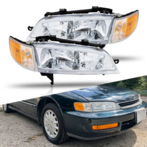 FAR1532 FARO HONDA ACCORD 94-97 F/CROMADO (JGO FAROS/ CUARTOS PUNTA Y BASE FARO LH/RH)