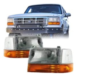 FAR1575 FARO FORD PU F150/250/350 92-96 (JGO FAROS/ CUARTOS PUNTA Y FRONTALES LH/RH)