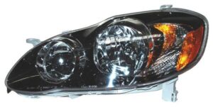 FARA507 FARO TOYOTA COROLLA 05-08 FONDO NEGRO LH ALDO