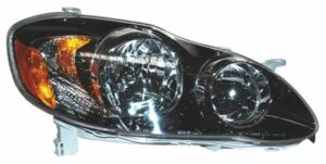 FARA508 FARO TOYOTA COROLLA 05-08 FONDO NEGRO RH ALDO
