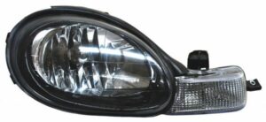 FARA540 FARO DODGE NEON 00-02 FONDO NEGRO C/BASE C/CUARTO RH ALDO