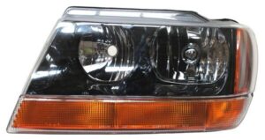 FARA549 FARO DG GRAND CHEROKEE 99-04 FONDO NEGRO CUARTO AMBAR LH ALDO