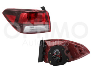 FCNA0112 CALAVERA KIA RIO 18-23 IZQ EXT C/ARNES 4PTAS (ROJO/BLANCO)