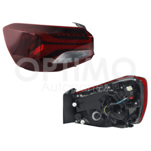 FCNC0522 CALAVERA CHEV ONIX 20-22 IZQ EXT C/ARNES C/LED (ROJO/BLANCO)