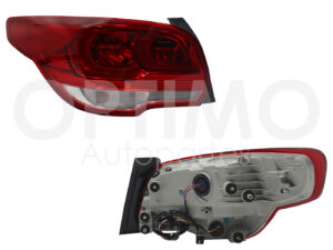 FCNC4802 CALAVERA CHEV CAVALIER 18-21 IZQ C/ARNES C/LED (ROJO/BLANCO/ROJO)