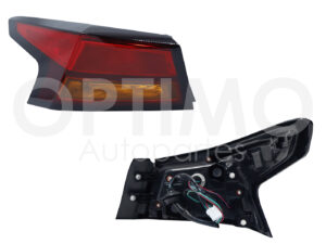 FCNN3252 CALAVERA NISSAN ALTIMA 19-22 IZQ EXT C/ARNES (ROJO/AMBAR)