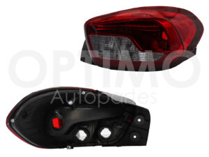 FCNR0901 CALAVERA RENAULT KWID 19-22 DER S/ARNES OSCURA (ROJO/BLANCO/ROJO)