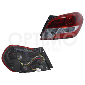 FCNS0101 CALAVERA MITSUBISHI MIRAGE G4 21-22 DER C/ARNES 4PTAS (ROJO/BLANCO/ROJO)