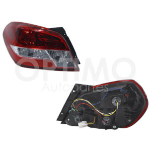 FCNS0102 CALAVERA MITSUBISHI MIRAGE G4 21-22 IZQ C/ARNES 4PTAS (ROJO/BLANCO/ROJO)