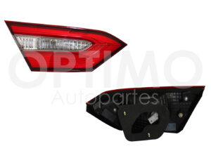 FCNT0148 CALAVERA TOYOTA CAMRY 18-22 IZQ INT C/ARNES OSCURA (ROJO/BLANCO)