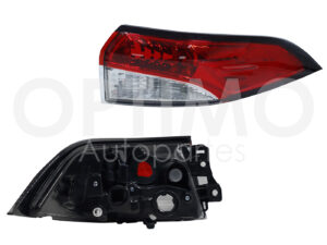 FCNT0211 CALAVERA TOYOTA COROLLA 20-22 DER EXT S/ARNES (VERSION BASE-LE) (ROJO/BLANCO)