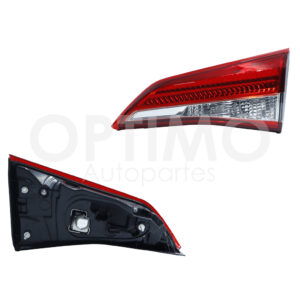 FCNT0303 CALAVERA TOYOTA YARIS 18-22 DER INT S/ARNES S/LED 4PTAS (ROJO/BLANCO)