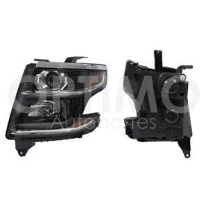 FFNC2502 FARO CHEV SUBURBAN 15-17 IZQ F/NEGRO C/LUPA C/MICA AMBAR (TAHOE 15-17)