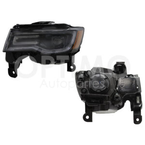 FFNK1312 FARO JEEP GRAND CHEROKEE 17-21 IZQ F/NEGRO C/LUPA C/DRL C/MICA AMBAR