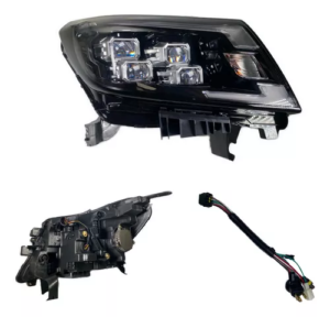FFNN0731 FARO NISSAN NP300/ FRONTIER (PLATINUM/ PRO-4X) 21-24 F/CROMADO C/LED C/LUPA DER