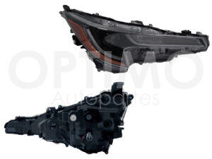 FFNT0251 FARO TOYOTA COROLLA 20-22 DER F/NEGRO C/LED C/LUPA (VERSION BASE-LE)