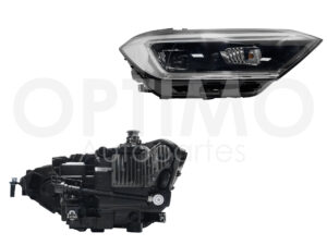 FFNV0123 FARO VOLKSWAGEN JETTA A7 19-23 DER F/NEGRO C/LED C/LUPA C/MICA BLANCA (VERSION HIGHLINE-GLI)